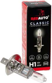 Автолампа Redauto Classic H1 P14,5s 55 W прозора HBS-H1 Автолампа Redauto Classic H1 P14,5s 55 W прозора HBS-H1