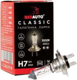 Автолампа Redauto Classic H7 PX26d 55 W прозора HBS-H7 Автолампа Redauto Classic H7 PX26d 55 W прозора HBS-H7