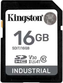 Карта пам’яті Kingston Industrial SDHC 16 ГБ Карта пам’яті Kingston Industrial SDHC 16 ГБ