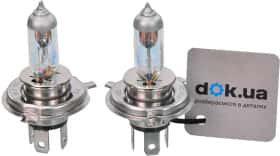 Автолампа Bosma Blue Laser H4 P43t 55 W 60 W темно-голубая 3684