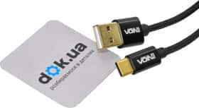 Кабель Voin CC-1101CBK USB - USB type-C 1 м Кабель Voin CC-1101CBK USB - USB type-C 1 м