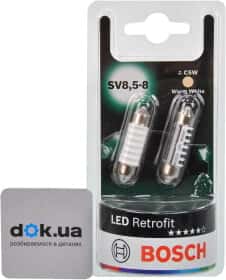 Автолампа Bosch Retrofit LED C5W SV8,5-8 1 W 1987301502