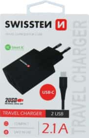 Сетевое зарядное устройство Swissten DOSWS22054000 10 Вт