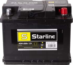 Акумулятор Starline 6 CT-60-R BASL60AGM