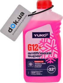 Готовий антифриз Yuko Super G12+ червоний -32 °C