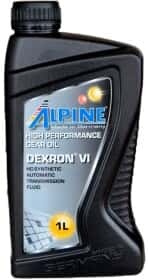 Трансмиссионное масло Alpine ATF Dexron VI синтетическое