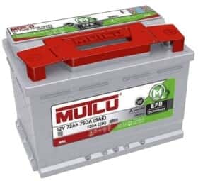 Аккумулятор Mutlu 6 CT-72-R EFB Start Stop EFBL372072A