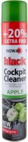 Полироль для салона Nowax "Black" Cockpit Cleaner яблоко 750 мл