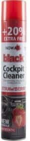 Полироль для салона Nowax "Black" Cockpit Cleaner клубника 750 мл