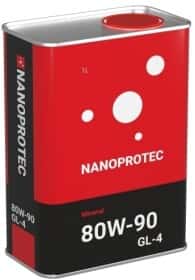 Трансмісійна олива Nanoprotec Mineral GL-4 80W-90 мінеральна Трансмісійна олива Nanoprotec Mineral GL-4 80W-90 мінеральна