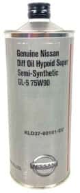 Трансмиссионное масло Nissan Diff Oil Hypoid Super GL-5 75W-90 полусинтетическое