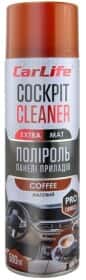 Поліроль для салону Carlife Cockpit Cleaner Extra Mat кава 500 мл