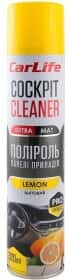 Полироль для салона Carlife Cockpit Cleaner Extra Mat лимон 320 мл
