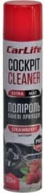 Полироль для салона Carlife Cockpit Cleaner Extra Mat клубника 320 мл