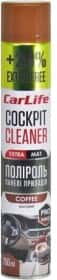 Поліроль для салону Carlife Cockpit Cleaner Extra Mat кава 750 мл