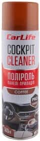 Поліроль для салону Carlife Cockpit Cleaner кава 500 мл