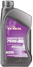 Трансмісійна олива TEMOL Premium Gear GL-4 GL-4+ 75W-80 синтетична Трансмісійна олива TEMOL Premium Gear GL-4 GL-4+ 75W-80 синтетична