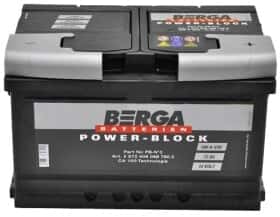 Аккумулятор Berga 6 CT-72-R Power Block 572409068