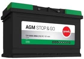 Акумулятор Vesna 6 CT-80-R AGM 314085