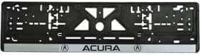 Рамка номерного знака Vitol 18476 цвет черный на Acura