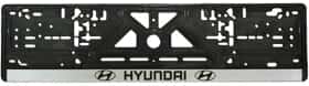 Рамка номерного знака Vitol 13004 колір чорний на Hyundai