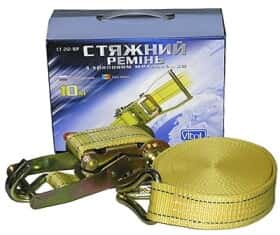 Стяжной ремень Vitol 5 т 10 м ST-212-10 YL Стяжной ремень Vitol 5 т 10 м ST-212-10 YL