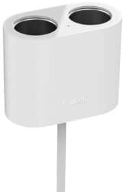 Розгалужувач прикурювача Xiaomi RoidMi 1 to 2 charger car adapter White 2827113