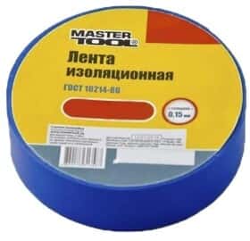 Ізоляційна стрічка MasterTool 449015 синя ПВХ 17 мм х 15 м 10 шт