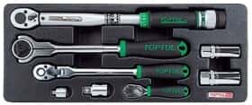 Набор инструментов Toptul GCAT0803 1/2", 3/8", 1/4" 8 ед.