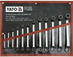 Набір ключів накидних Yato YT0252 6-32 мм 12 шт