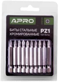 Набір бит Apro 309138 10 шт.