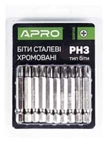Набір бит Apro 309136 10 шт.