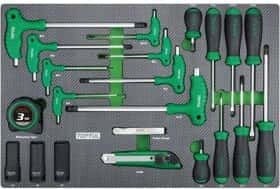 Набор инструментов Toptul GED2224 1/2" 22 ед.