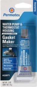 Формувач прокладок Permatex Water Pump & Thermostat RTV Silicone сірий Формувач прокладок Permatex Water Pump & Thermostat RTV Silicone сірий