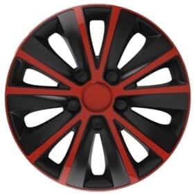 Комплект колпаков на колеса Elegant Rapid цвет черный + красный