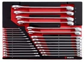 Набор ключей рожково-накидных Würth Zebra 0965905920 6-34 мм 27 шт