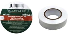Изолента Rockforce rf130w белая ПВХ 19x20