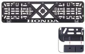 Рамка номерного знака Vitol 50260 колір чорний на Honda