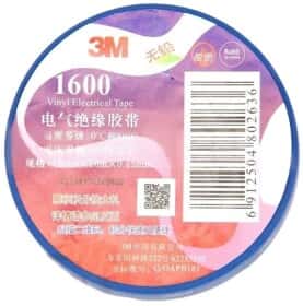 Изолента 3M 1600 46741 синяя ПВХ 18 мм х 20 м