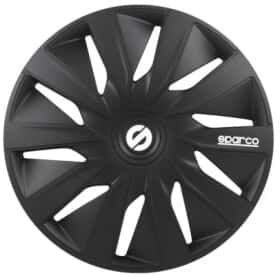 Комплект ковпаків на колеса Sparco Lazio колір чорний