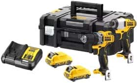 Набор инструментов DeWALT DCK2110L2T 1/4" 5 ед. Набор инструментов DeWALT DCK2110L2T 1/4" 5 ед.