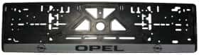 Рамка номерного знака Alca 50505 цвет чёрный с серым на Opel