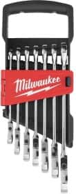 Набір ключів ріжково-накидних Milwaukee MAX BITE 4932478557 8-17 мм з шарніром 7 шт