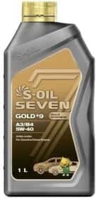 Моторное масло S-Oil Seven Gold #9 A3/B4 5W-40 синтетическое