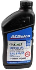 Моторное масло ACDelco Dexos 1 Generation 3 5W-30 синтетическое