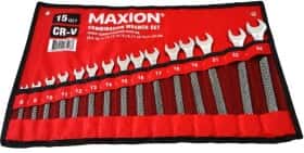 Набор ключей рожково-накидных Maxion MXTL-FC15 8-24 мм 15 шт