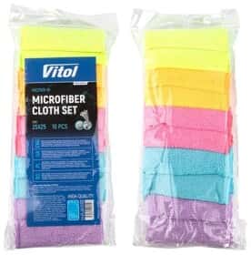 Салфетки Vitol vsc252510 микрофибра 25х25 см 10 шт