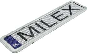 Рамка номерного знака Milex RT-25353 цвет серебристый Рамка номерного знака Milex RT-25353 цвет серебристый