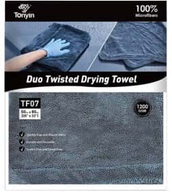 Рушник Tonyin Duo Twisted Drying TF07 мікрофібра 50х80 см
