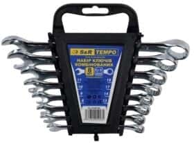 Набор ключей рожково-накидных S&R Tempo 670091008 8-19 мм 8 шт